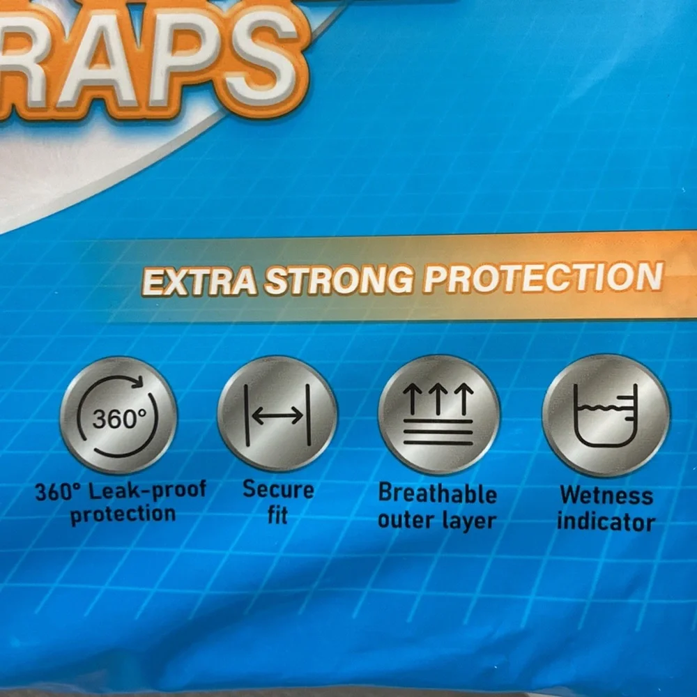 Male Dog Diapers- Fantastic Housebreaking Aid- NEW - Unopened!